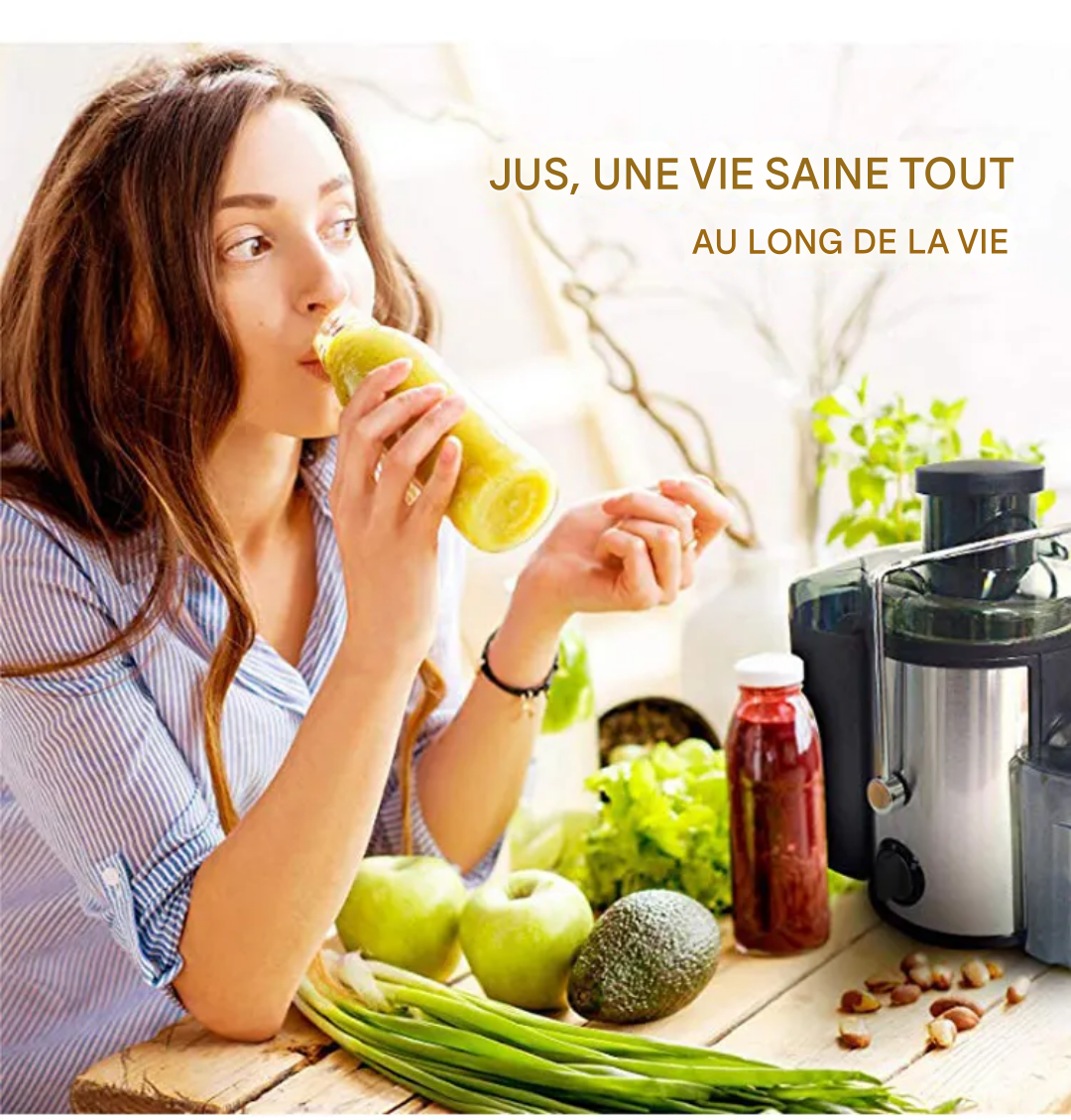 Extracteur de Jus Automatique 100% Naturels