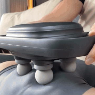 Pistolet de massage 4 têtes – Relaxation instantanée par vibrations